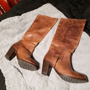 Ariat style 10012053, knee high 4 in heeled boots